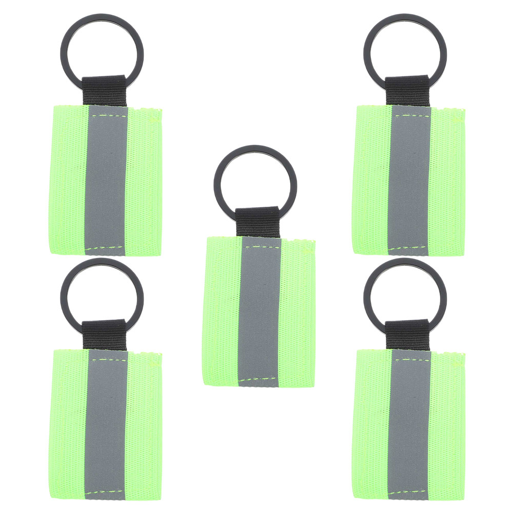 Running Visibility Gear - 5 sztuk dwustronnych, odblaskowych zawieszek do