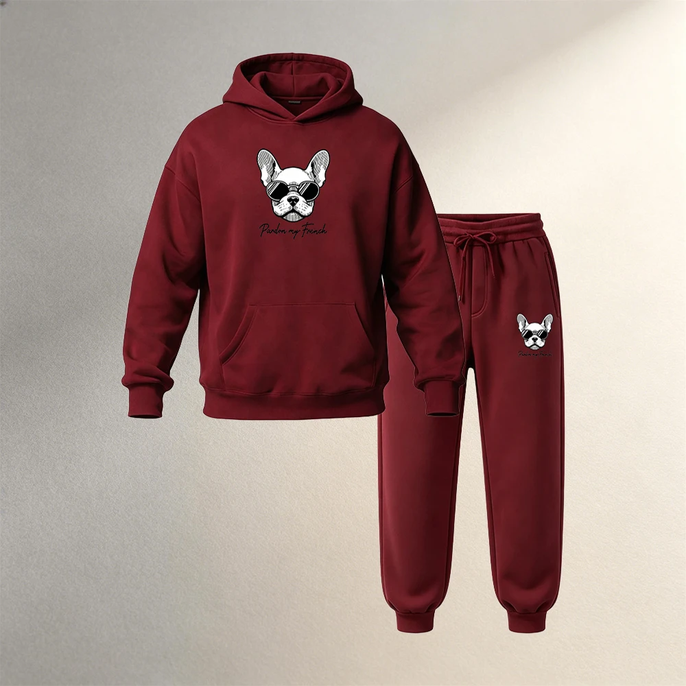 Joggers Pants - Męskie zestawy ubrań: bluzy z kapturem,