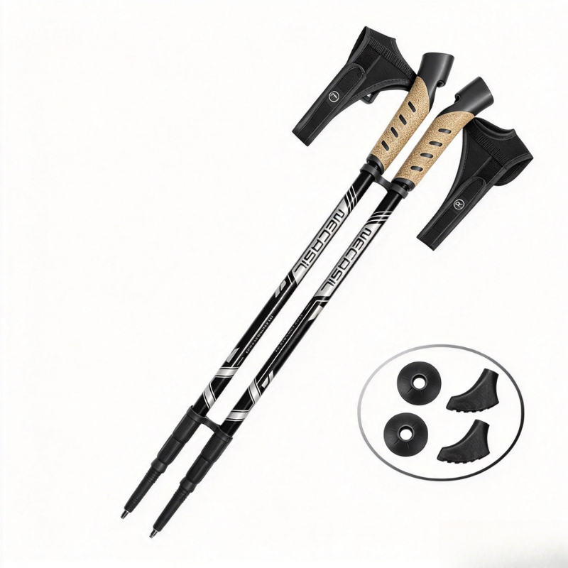 Trekking Pole Carbon - 2 sztuki teleskopowych kijków trekkingowych, wykonanych