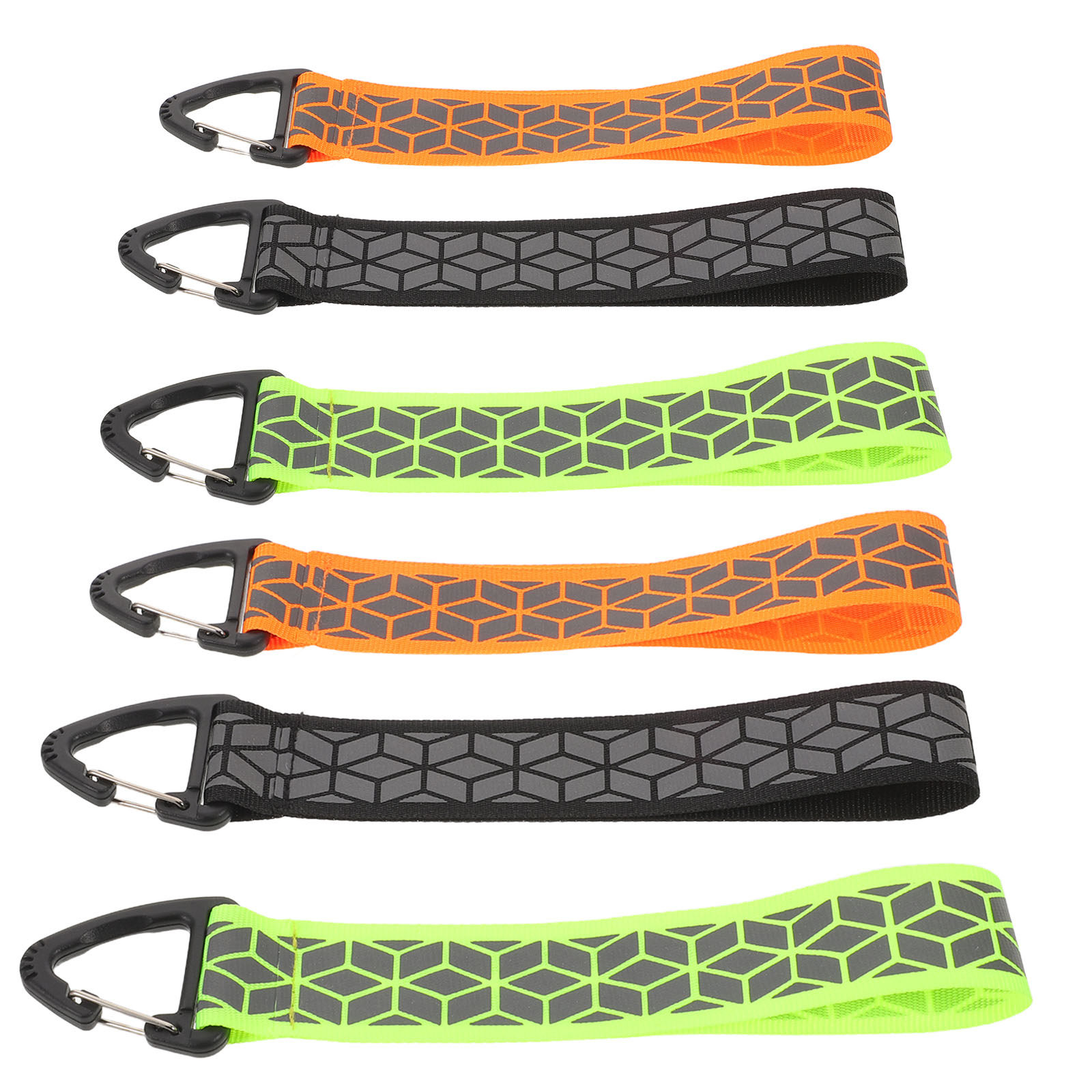 Running Visibility Gear - 6 sztuk – odblaskowe paski, breloczki