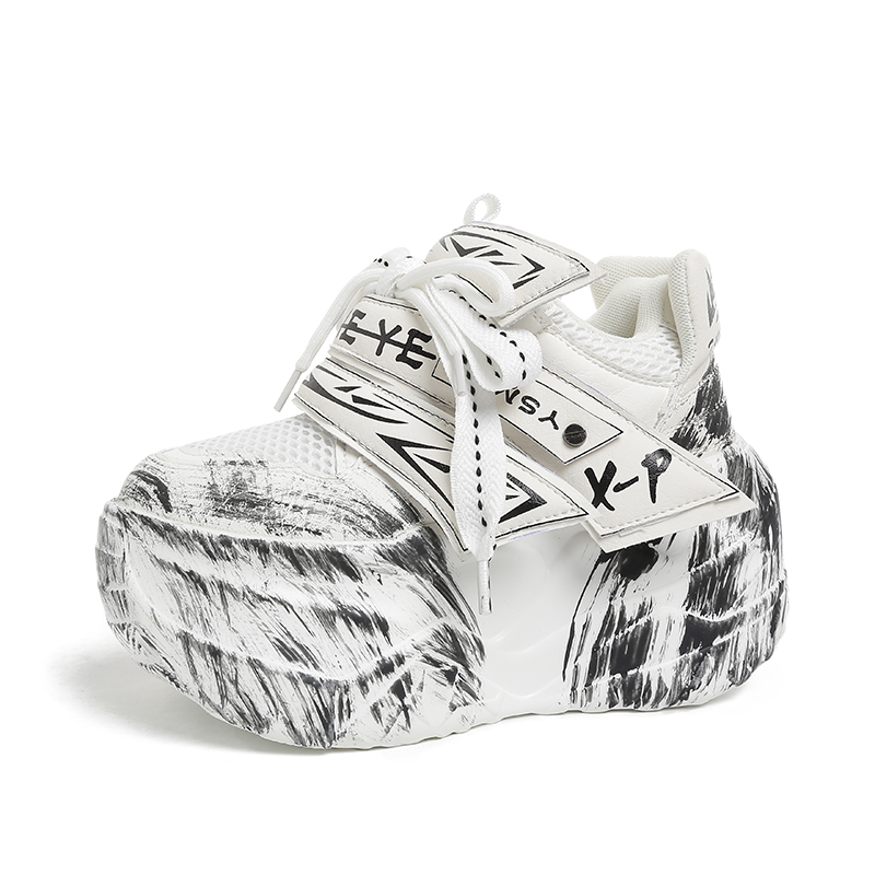 Running Shoes Women - Piękne Kawaii damskie trampki klinowe buty