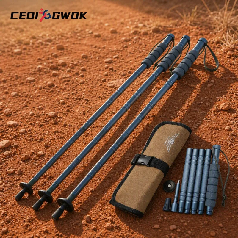 Trekking Pole Carbon - CEOI GWOK – wytrzymałe, składane, regulowane