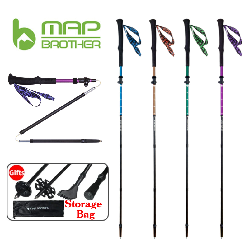 MAP BROTHER M3030 Lekki składa – Trekking Pole Carbon recenzja i cena