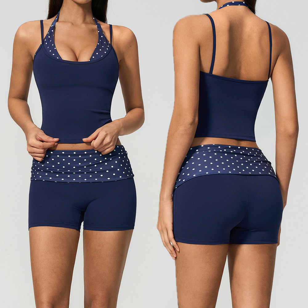 Damski top sportowy w kropki,  – Running Belt recenzja i cena